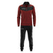 Givova Tuta Visa Tracksuit in Burgundy/Black