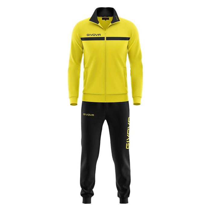Givova One Tracksuit in Yellow/Black