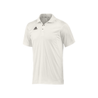 Adidas Elite Short Sleeve Cricket Shirt in white